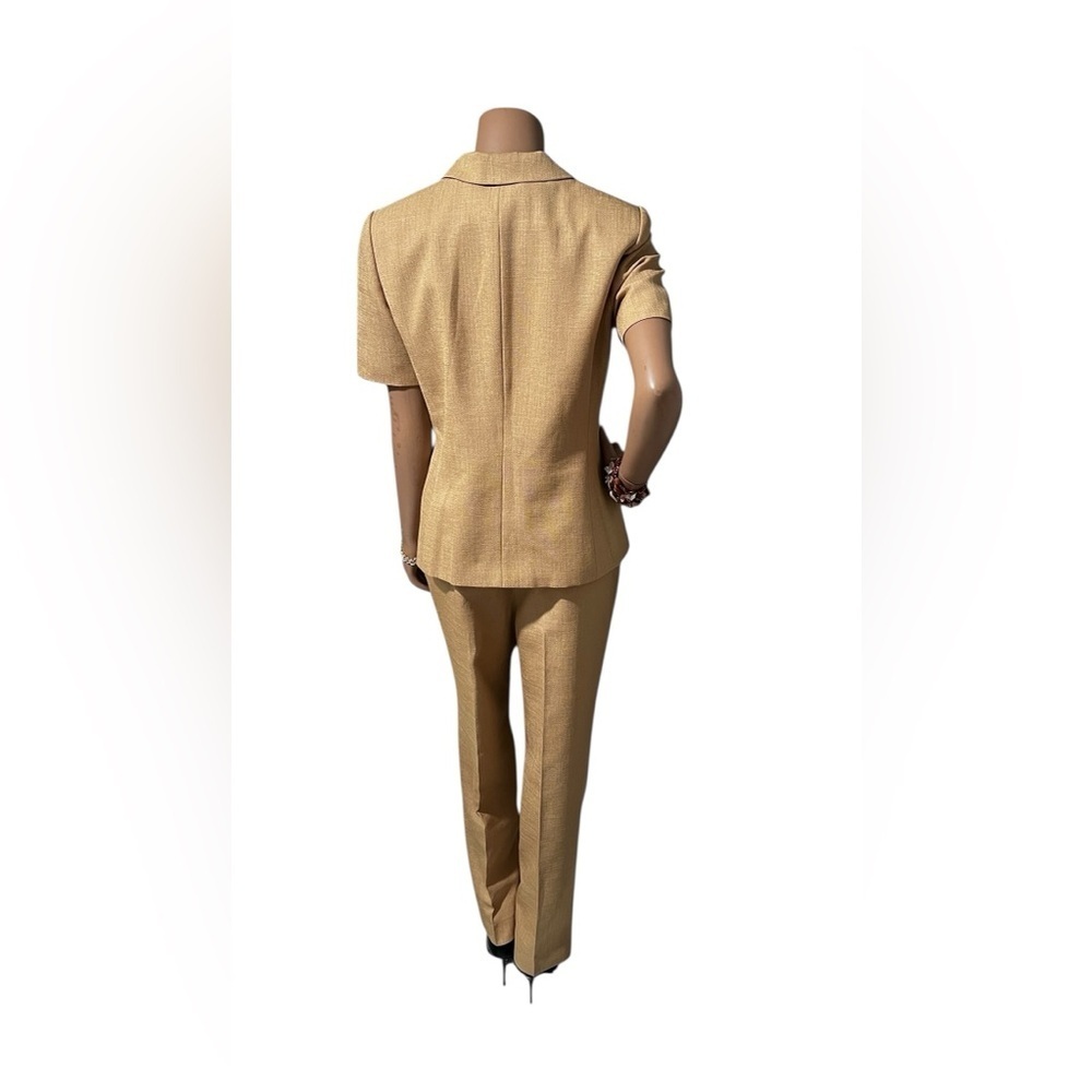 Travis Ayers Elegant Camel Pantsuit☑️ - Picture 11 of 12